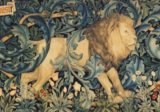 tapestry-lion